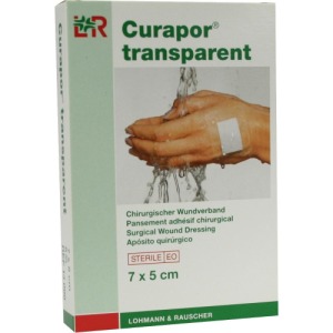 Curapor Wundverband Transparent 7x5cm steril