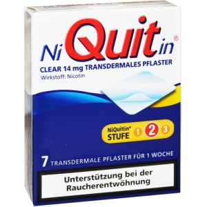 Abbildung: Niquitin Clear 14 mg transdermale Pflaster, 7 St.