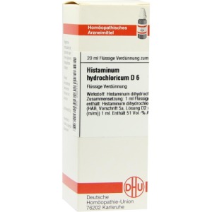 Histaminum Hydrochloricum D 6 Dilution 20 ml