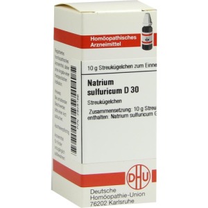 Natrium Sulfuricum D 30 Globuli, 10 g