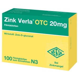 Abbildung: ZINK Verla OTC 20 mg Filmtabletten, 100 St.