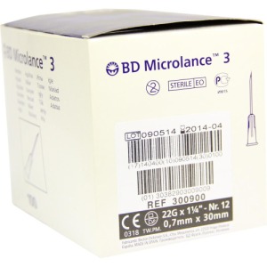 BD Microlance Kanüle 22 G 1 1/4 0,7x30 m 100 St