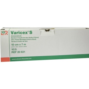 Varicex S Zinkleimbinde 10 cmx7 m einz.v 10 St