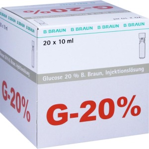 Abbildung: Glucose 20% B.braun Mini Plasco connect, 20 x 10 ml