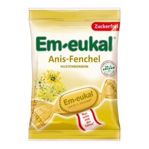 Abbildung: EM Eukal Bonbons Anis Fenchel zuckerfrei, 75 g