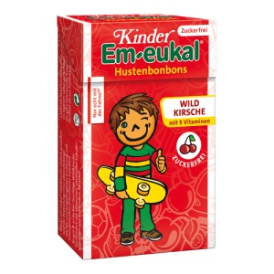 Abbildung: EM Eukal Kinder Bonbons Wildkirsche Minis zuckerfrei, 40 g
