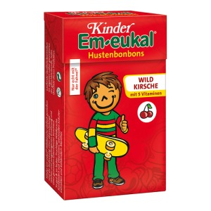 Abbildung: EM Eukal Kinder Bonbons Minis Wildkirsche zuckerhaltig, 40 g