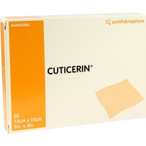 Cuticerin 7,5x7,5 cm Gaze mit Salbenbeschichtung 50 St