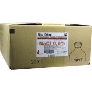 Natriumchlorid Trägerlösung Bernburg Inj, 20 x 100 ml