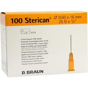 Sterican Ins.einm.kan.0 5x16 mm