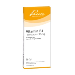 Abbildung: Vitamin B1 -Injektopas 25 mg, 10 x 1 ml
