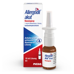 Abbildung: Allergodil akut Nasenspray bei Heuschnupfen, 10 ml
