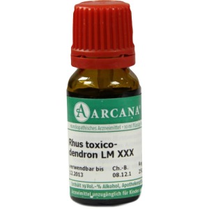 RHUS Toxicodendron LM 30 Dilution 10 ml