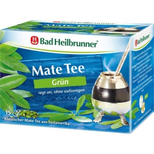 BAD Heilbrunner Mate Tee grün Filterbeut 15X1,8 g