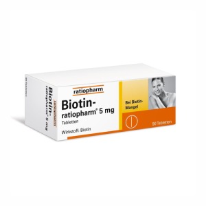 Abbildung: Biotin ratiopharm 5 mg, 90 St.