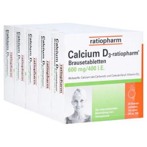 Abbildung: Calcium D3 ratiopharm Brausetabletten, 100 St.
