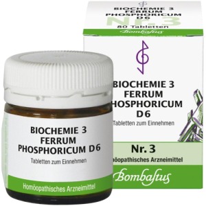Biochemie 3 Ferrum phosphoricum D 6 Tabl 80 St