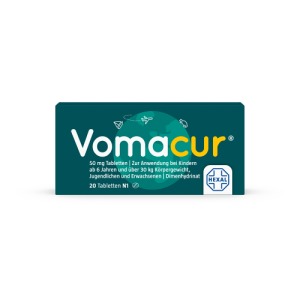 Abbildung: Vomacur 50 mg Tabletten, 20 St.