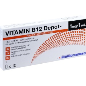 Abbildung: Vitamin B12 Depot Rotexmedica Injektions, 10 x 1 ml