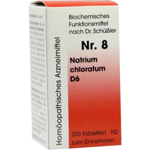 Abbildung: Biochemie 8 Natrium chloratum D 6 Tablet, 200 St.