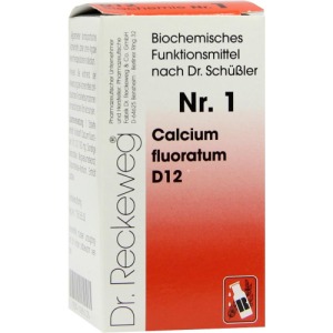Biochemie 1 Calcium fluoratum D 12 Table 200 St