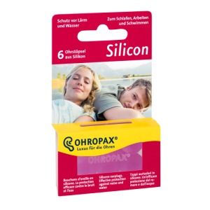 Abbildung: Ohropax Silicon Ohrstöpsel, 6 St.