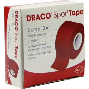 Draco Tapeverband 2 cmx10 m rot 1 St