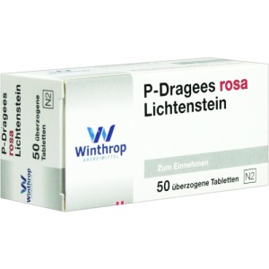 P Dragees rosa 50 St