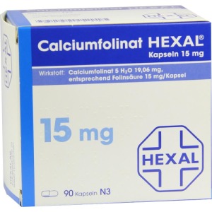 Calciumfolinat Hexal Kapseln 15 mg 90 St