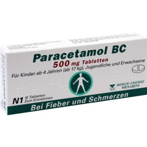 Abbildung: Paracetamol BC 500 mg, 10 St.