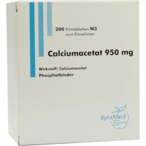 Calciumacetat 950 mg Filmtabletten 200 St
