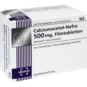 Calciumacetat-Nefro 500 mg 200 St