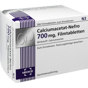 Calciumacetat-Nefro 700 mg 200 St