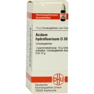 Acidum Hydrofluoricum D 30 Globuli 10 g
