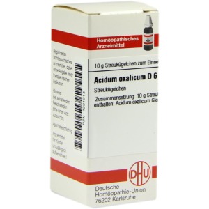 Acidum Oxalicum D 6 Globuli 10 g