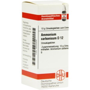 Ammonium Carbonicum D 12 Globuli 10 g