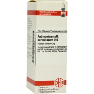 Antimonium Sulfuratum Aurantiacum D 6 Di 20 ml