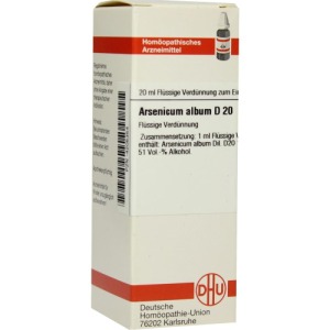 Arsenicum Album D 20 Dilution 20 ml