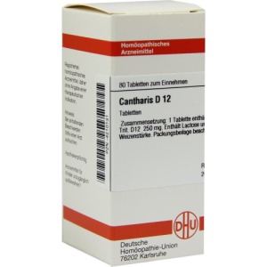 Cantharis D 12 Tabletten 80 St