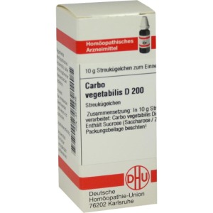 Carbo Vegetabilis D 200 Globuli 10 g