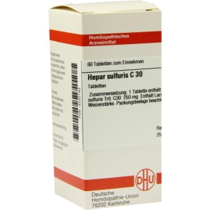 Hepar Sulfuris C 30 Tabletten 80 St