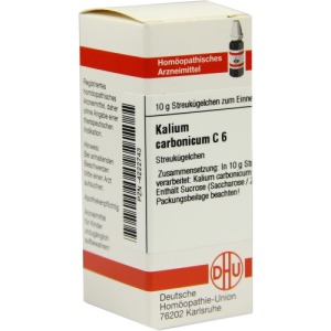 Kalium Carbonicum C 6 Globuli 10 g