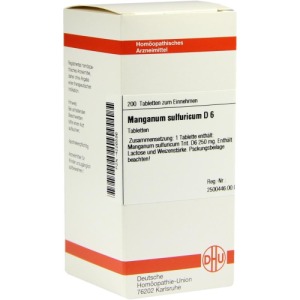 Abbildung: Manganum Sulfuricum D 6 Tabletten, 200 St.