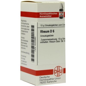 Rheum D 6 Globuli 10 g