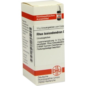 RHUS Toxicodendron D 8 Globuli 10 g