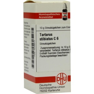 Tartarus Stibiatus C 6 Globuli 10 g