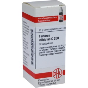 Tartarus Stibiatus C 200 Globuli 10 g