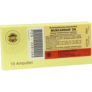Muscarsan D 6 flüssige Verdünnung z.Inje 10X1 ml