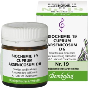 Biochemie 19 Cuprum arsenicosum D 6 Tabl 80 St