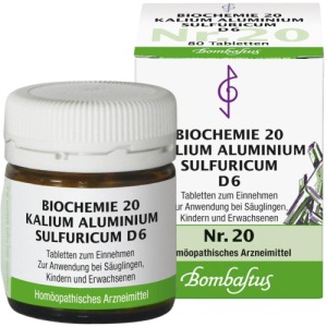 Abbildung: Biochemie 20 Kalium aluminium sulfuricum, 80 St.